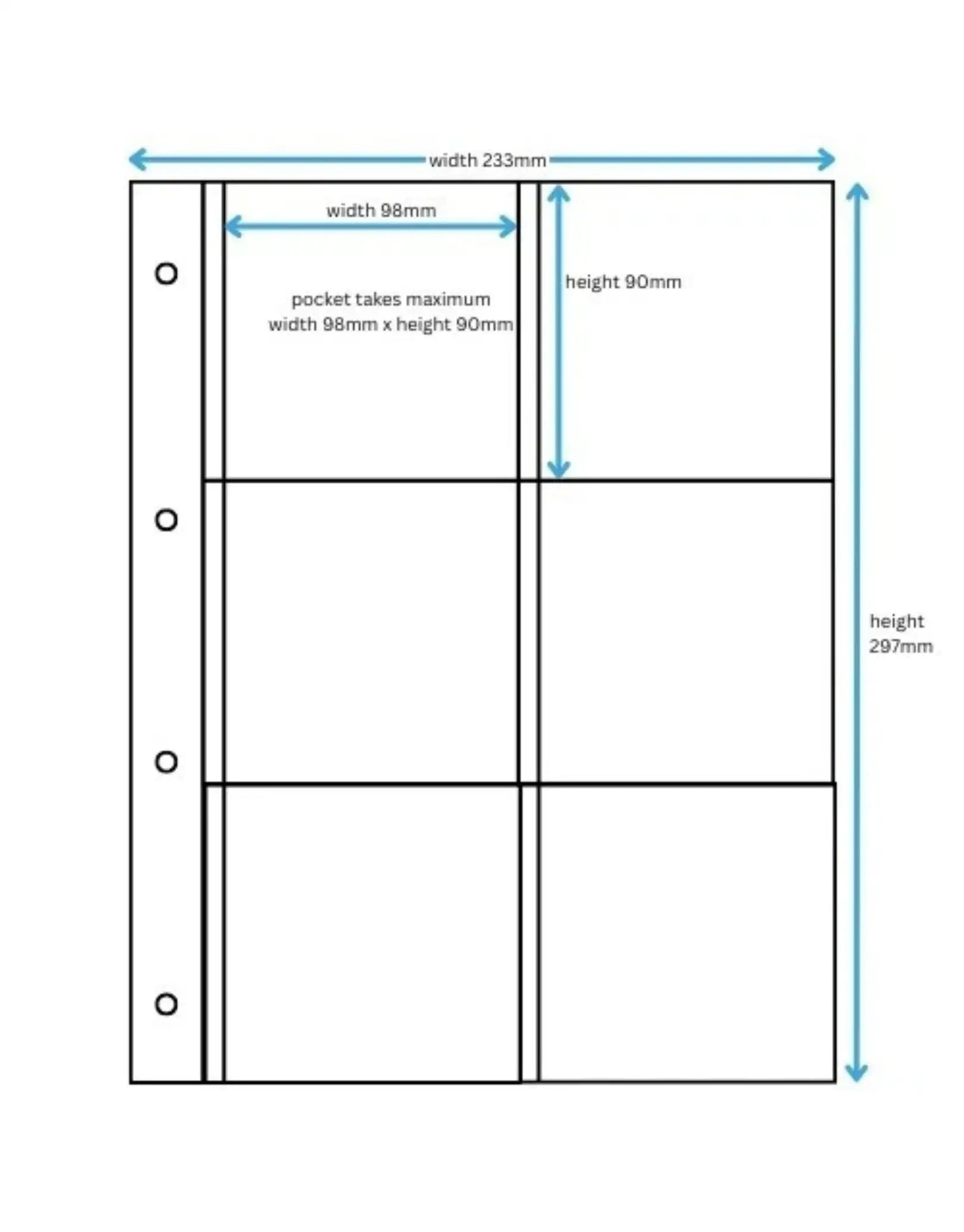 Blue Badge Holder - Spare Inserts for Award Cases