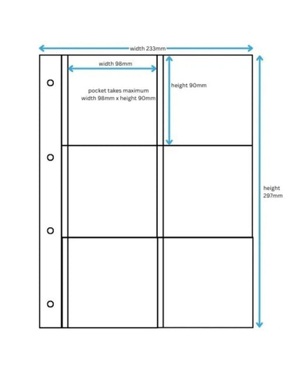 Blue Badge Holder - Spare Inserts for Award Cases
